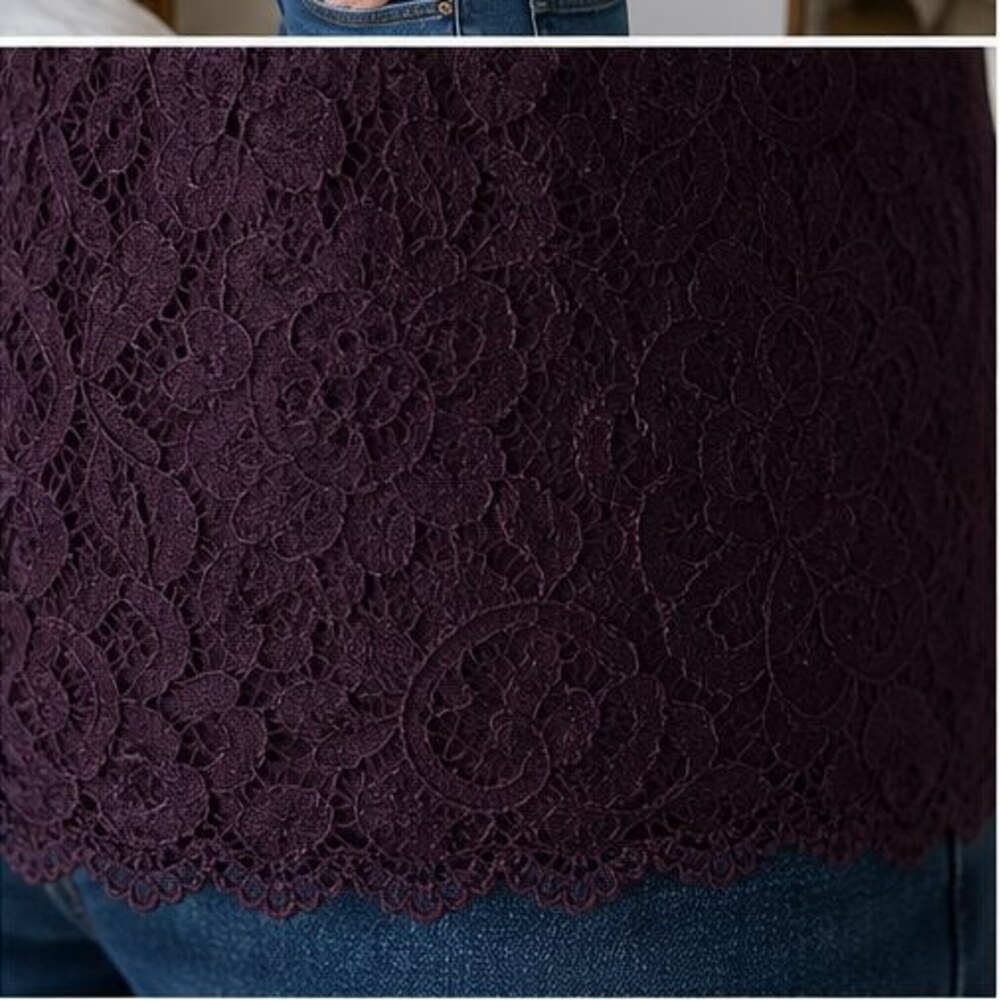 Rust Wrap Blouse - Picture 6 of 6